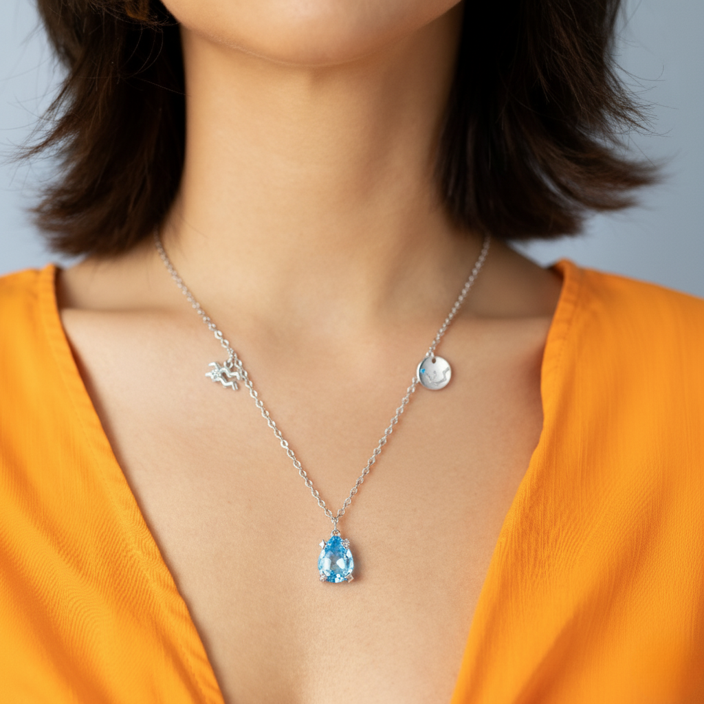 Aquarius - Sky Blue Topaz