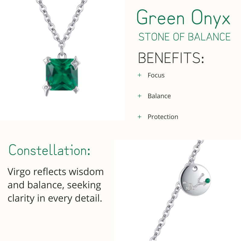 Virgo - Green Onyx