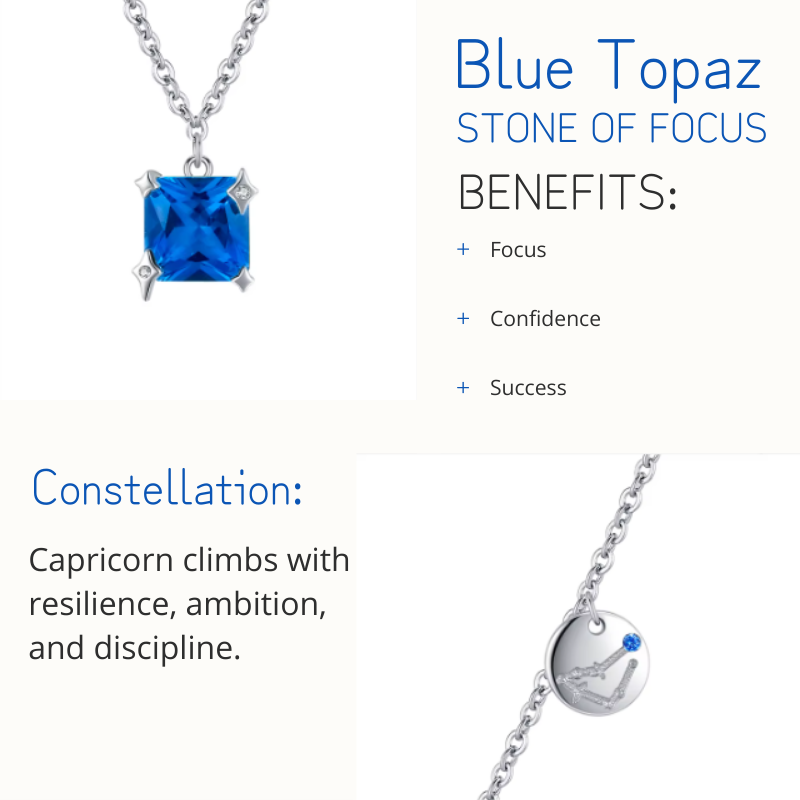 Capricorn - Blue Topaz