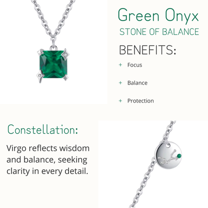 Virgo - Green Onyx