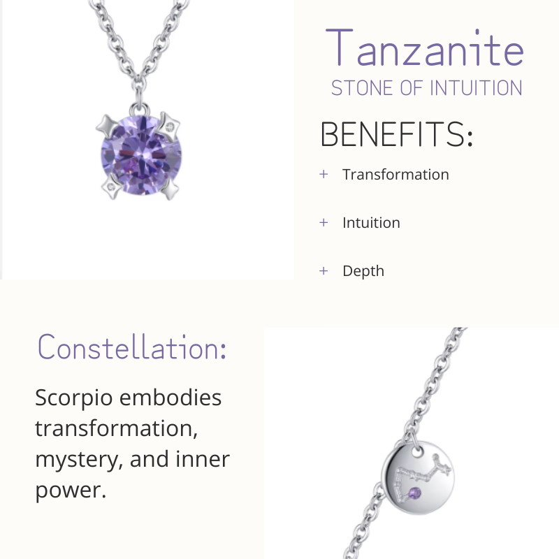 Scorpio - Tanzanite