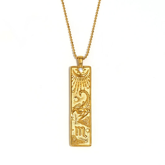 Scorpio Celestial Bar Necklace