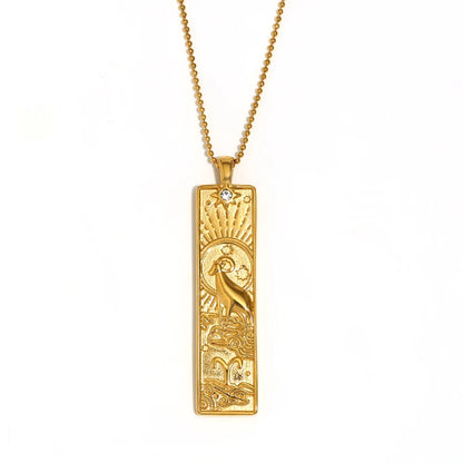 Aries Celestial Bar Necklace