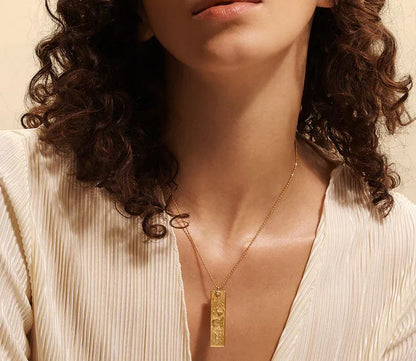 Taurus Celestial Bar Necklace