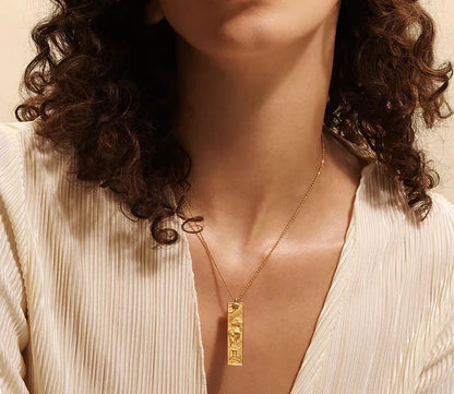 Gemini Celestial Bar Necklace