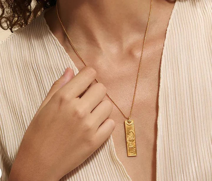 Scorpio Celestial Bar Necklace