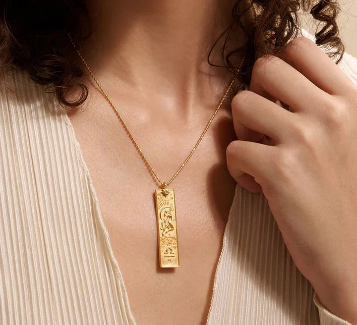 Libra Celestial Bar Necklace