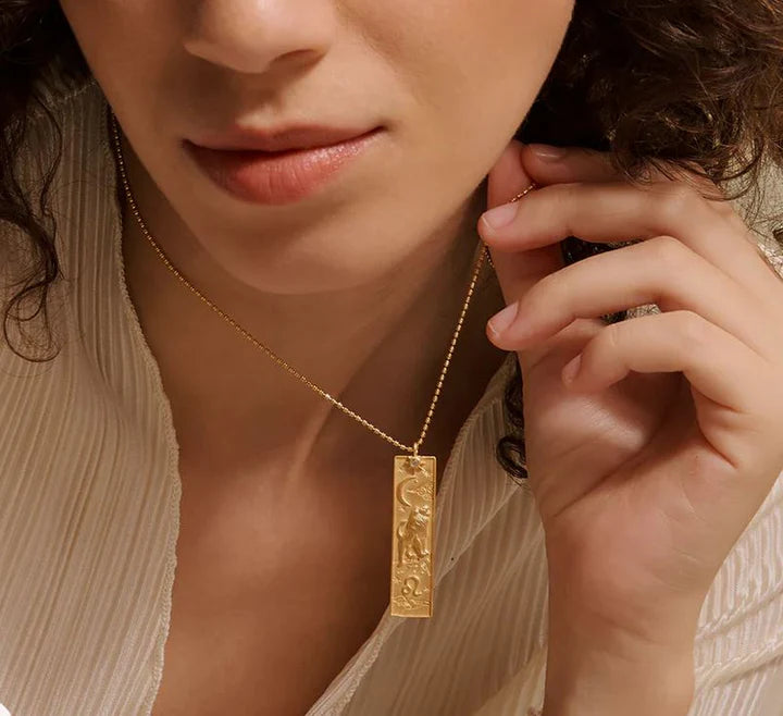 Leo Celestial Bar Necklace